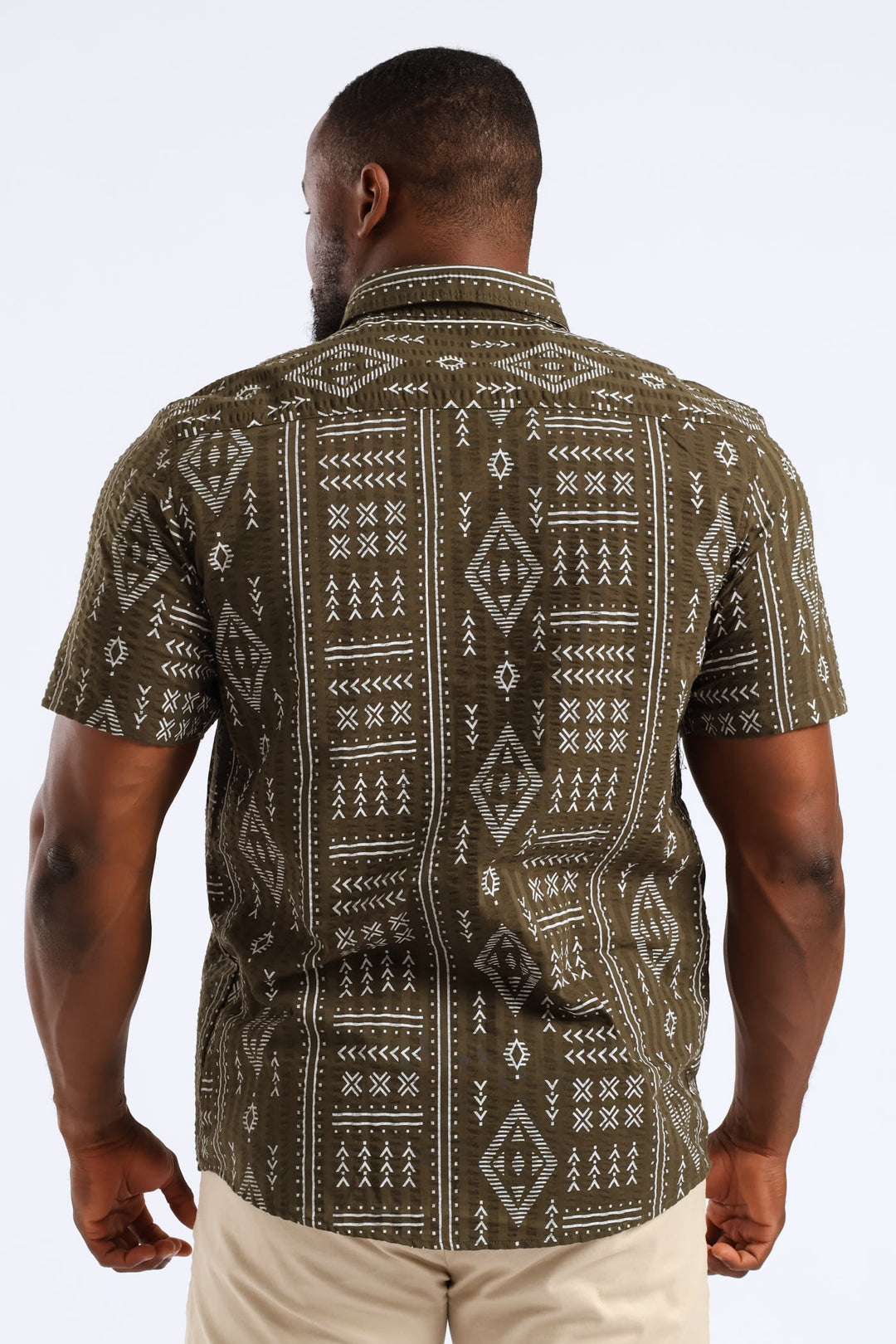 Tribal Print Shirt - Fatigue