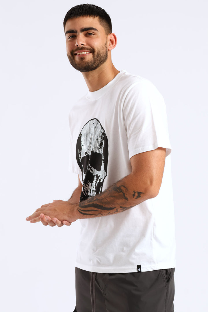 Bling Skull Tee - White