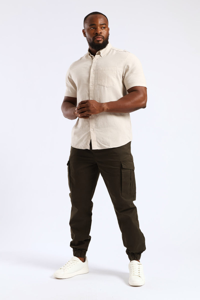 Bellows Pocket Cargo Jogger - Fatigue
