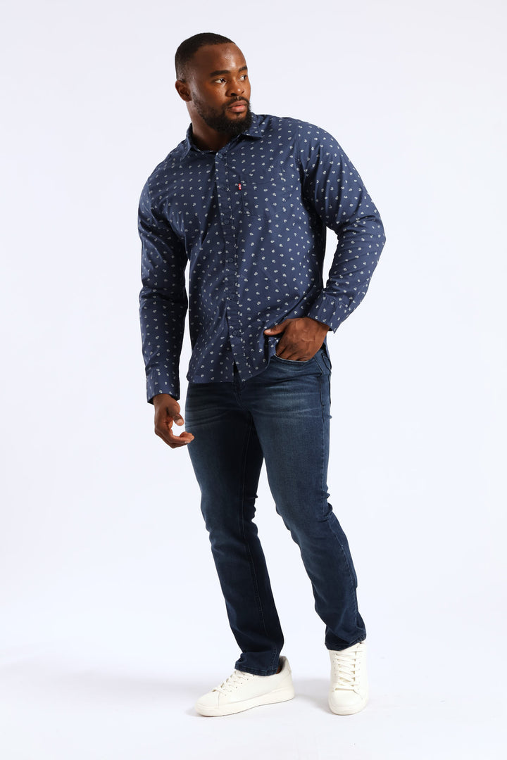 Classic 1 Pocket Shirt - Navy