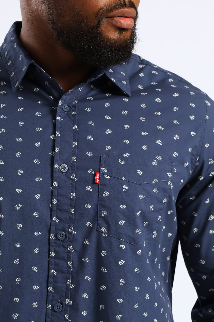 Classic 1 Pocket Shirt - Navy