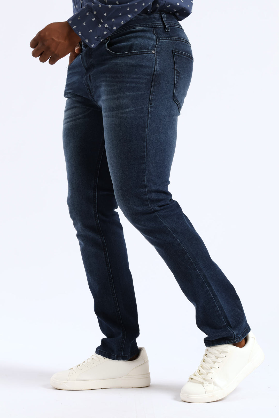 Worn In Slim Denim - Blue/Black