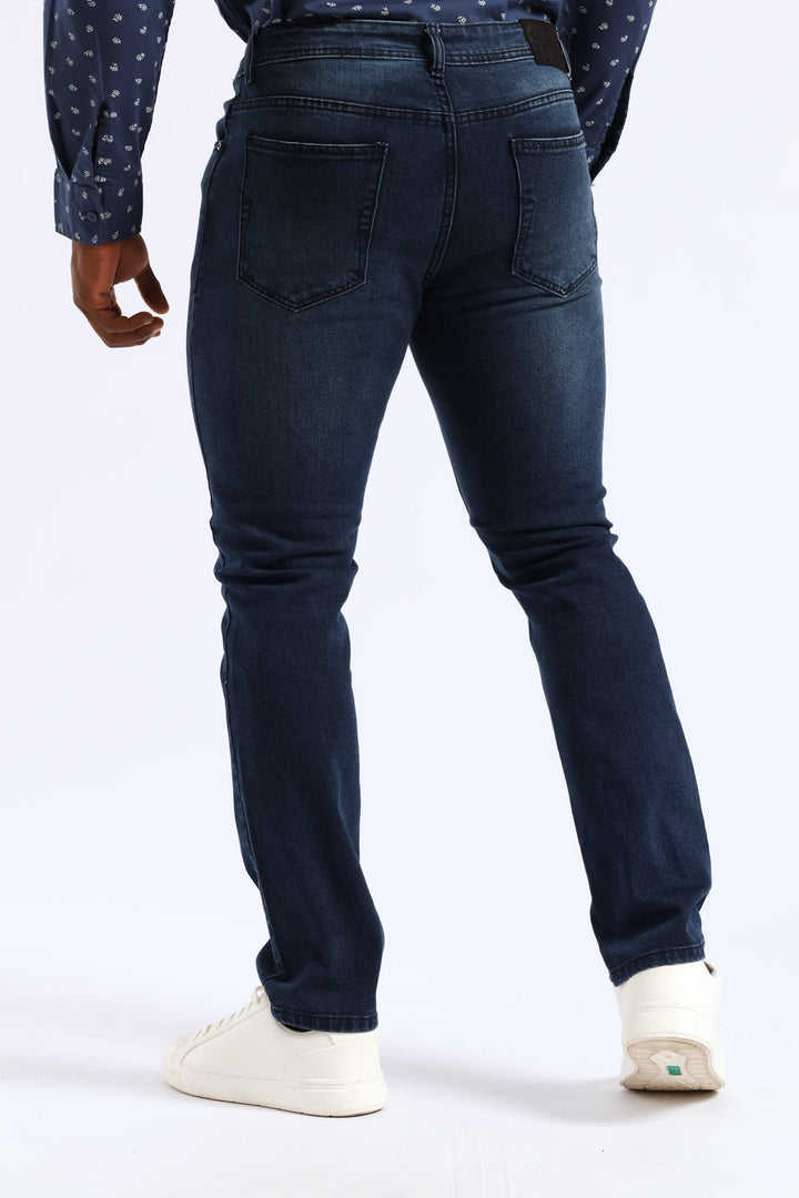 Worn In Slim Denim - Blue/Black
