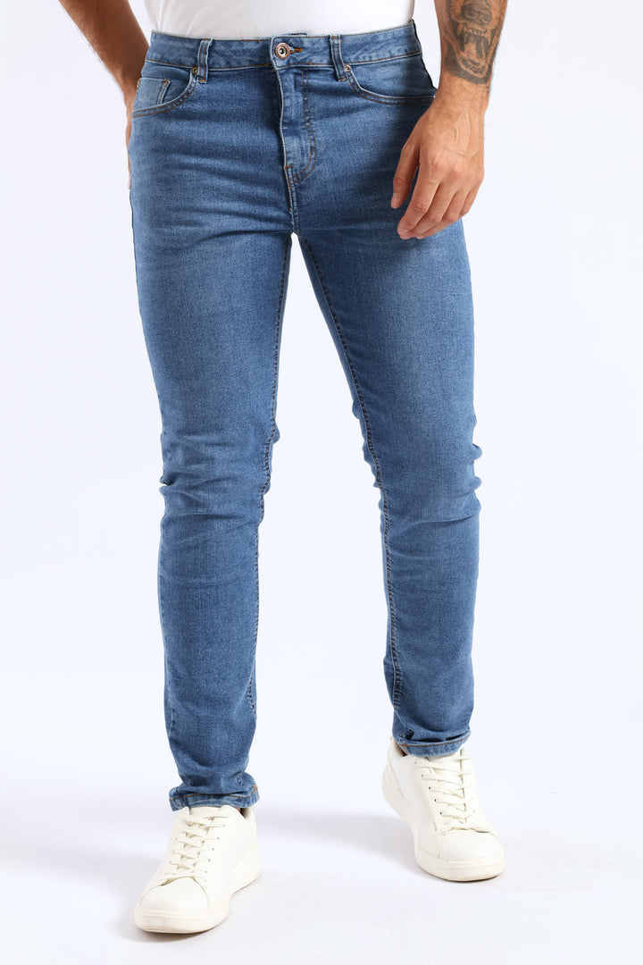Skinny Stretch Denim - Light Wash