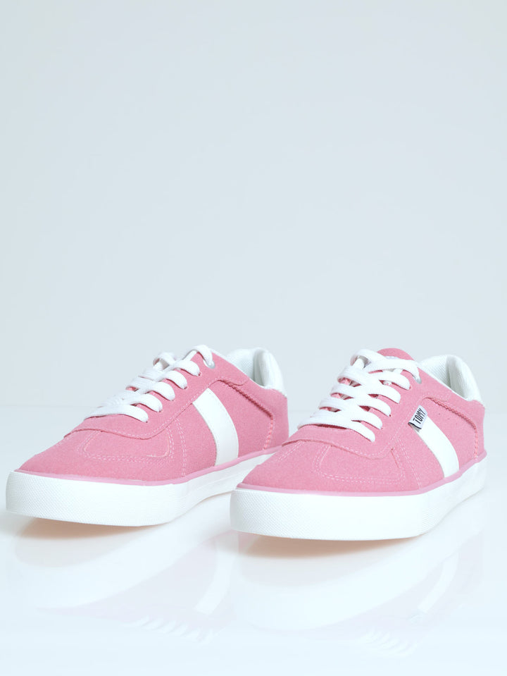 Jolene Lace Up Sneaker - Pink