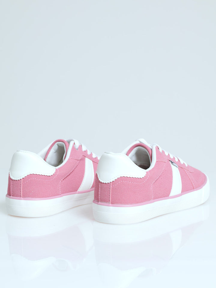 Jolene Lace Up Sneaker - Pink