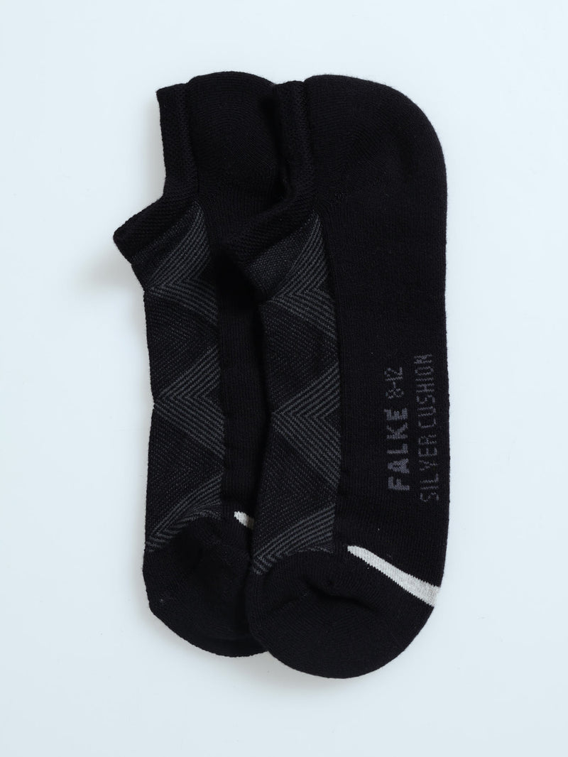 1 Pack Cushion Sneaker Socks - Black