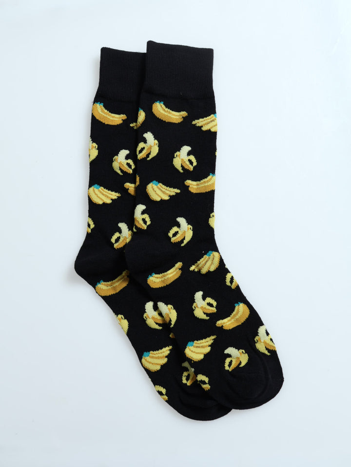 Bananas Happy Socks - Black
