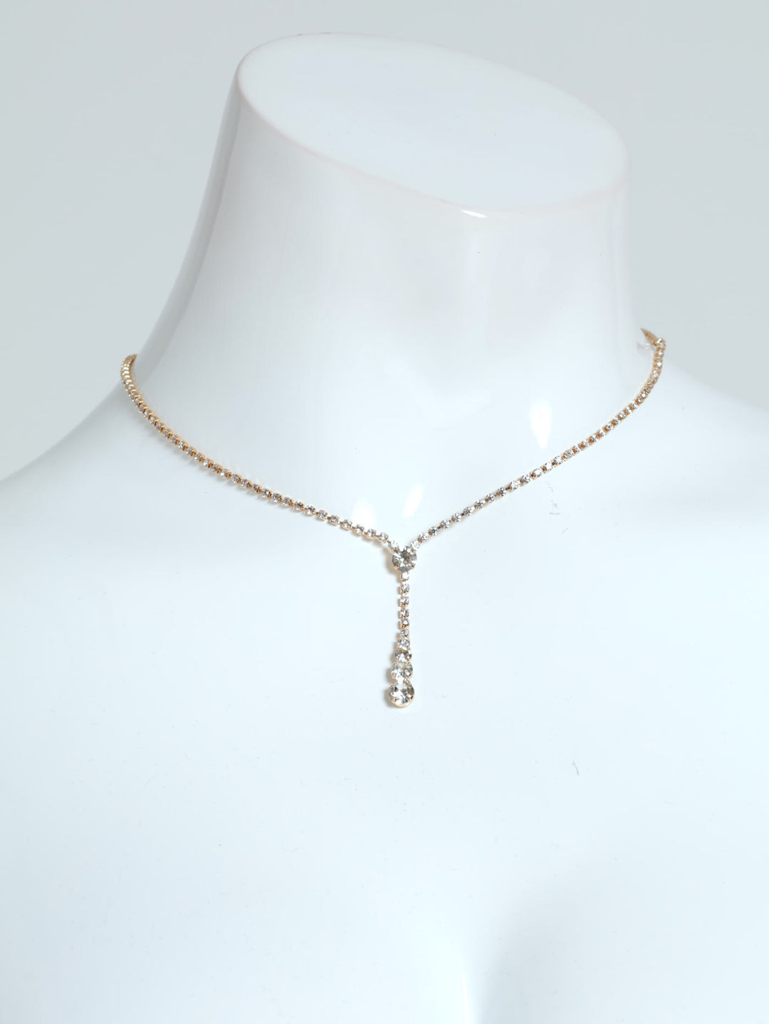 2 Pack Jewel Earring & Pendant Necklace - Gold