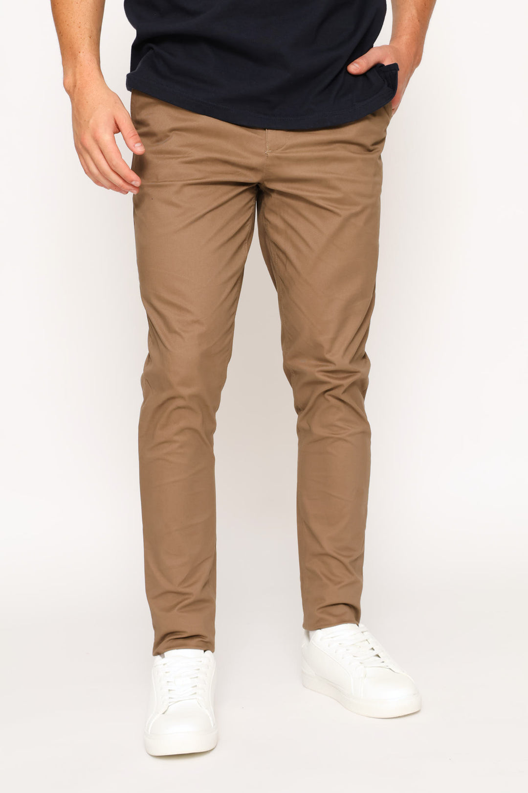 Venice Straight Chino Pant - Taupe