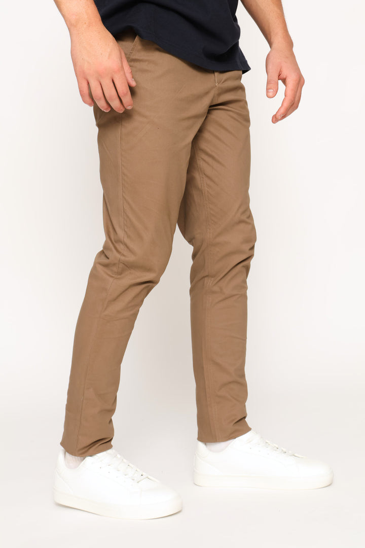 Venice Straight Chino Pant - Taupe