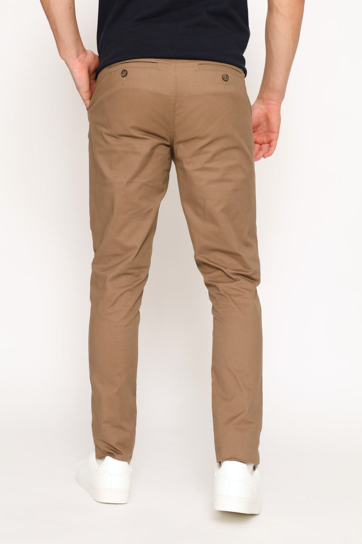 Venice Straight Chino Pant - Taupe