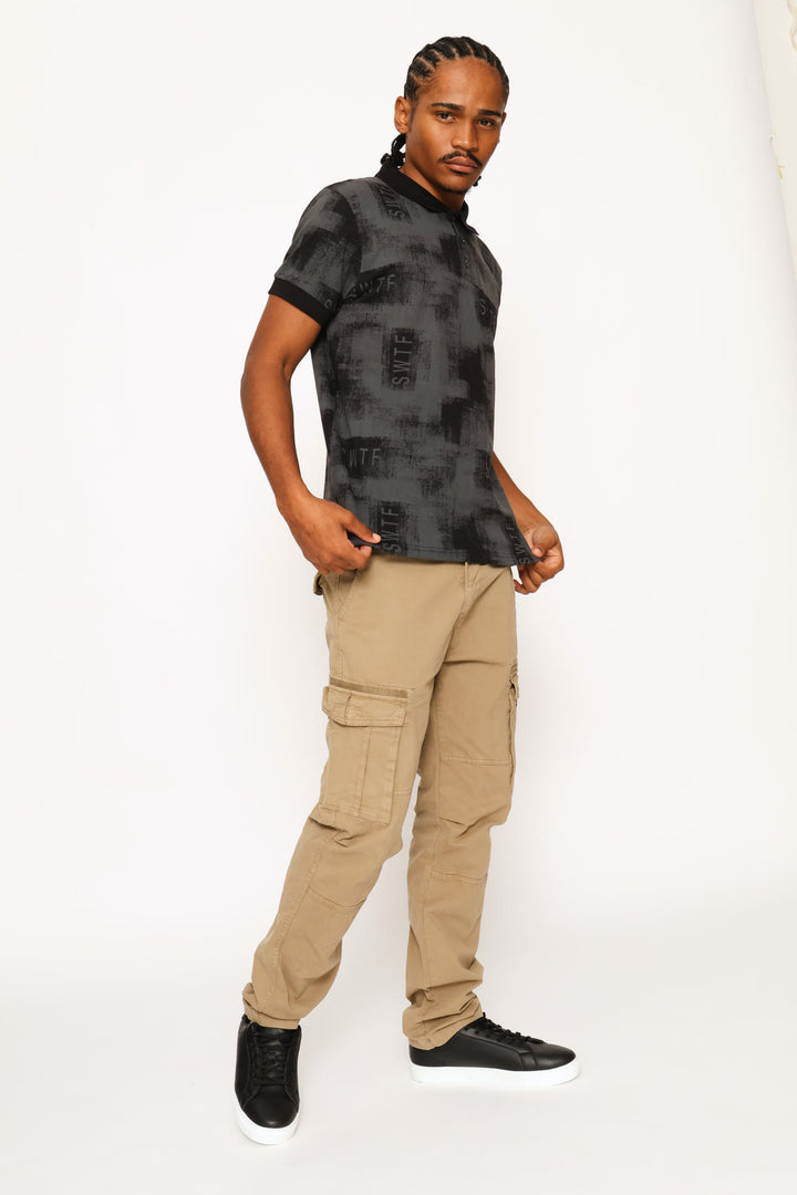 Swft Print Golfer - Black
