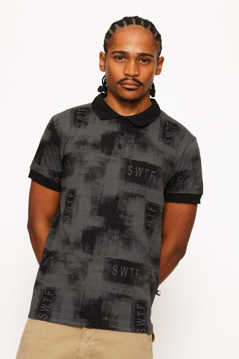 Swft Print Golfer - Black