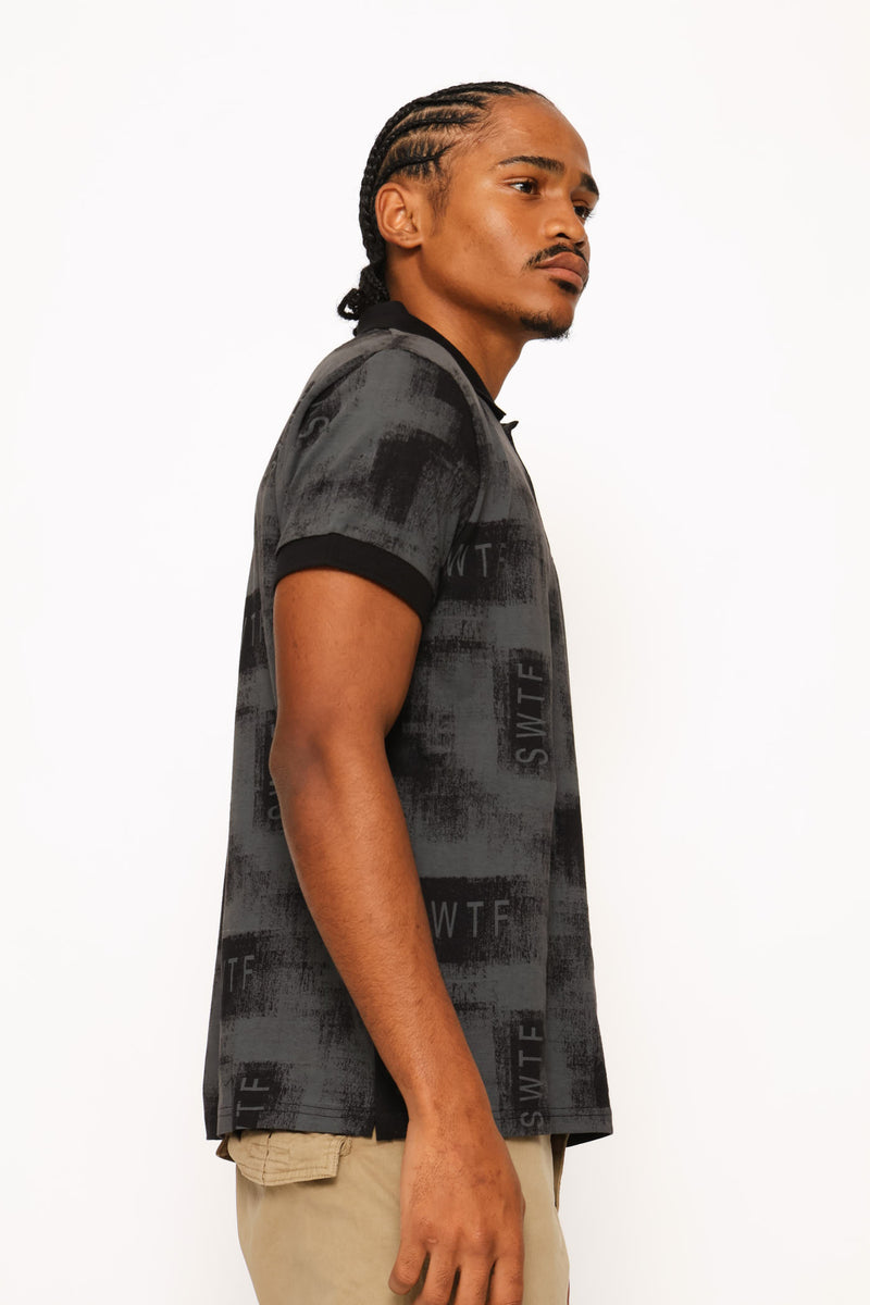 Swft Print Golfer - Black