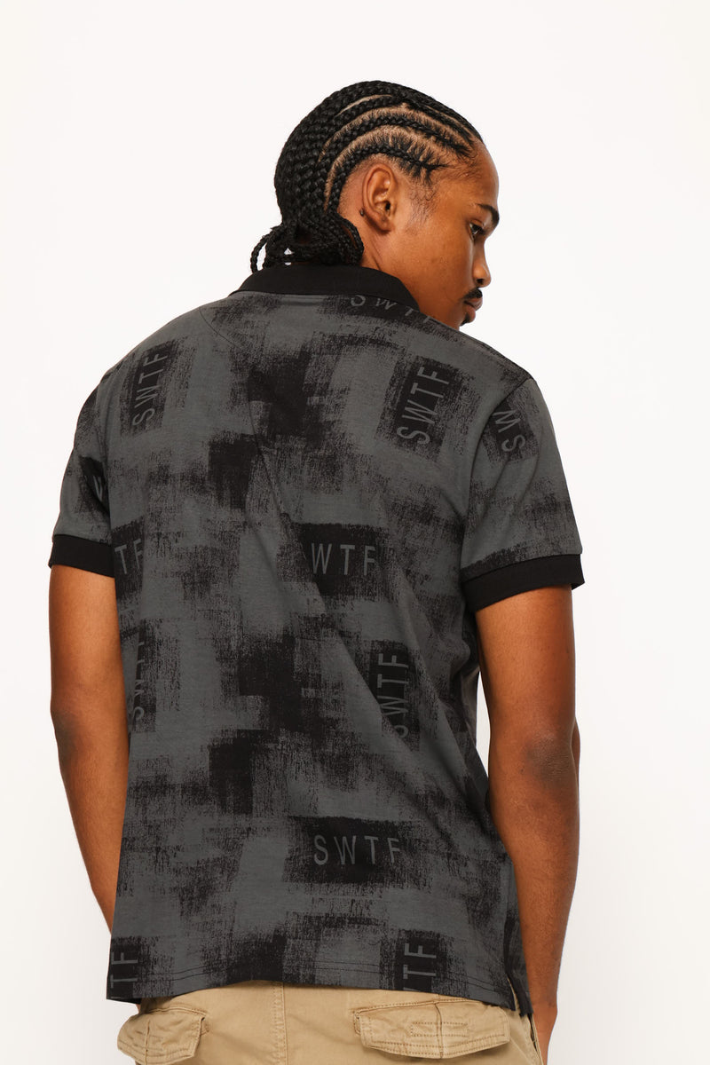 Swft Print Golfer - Black