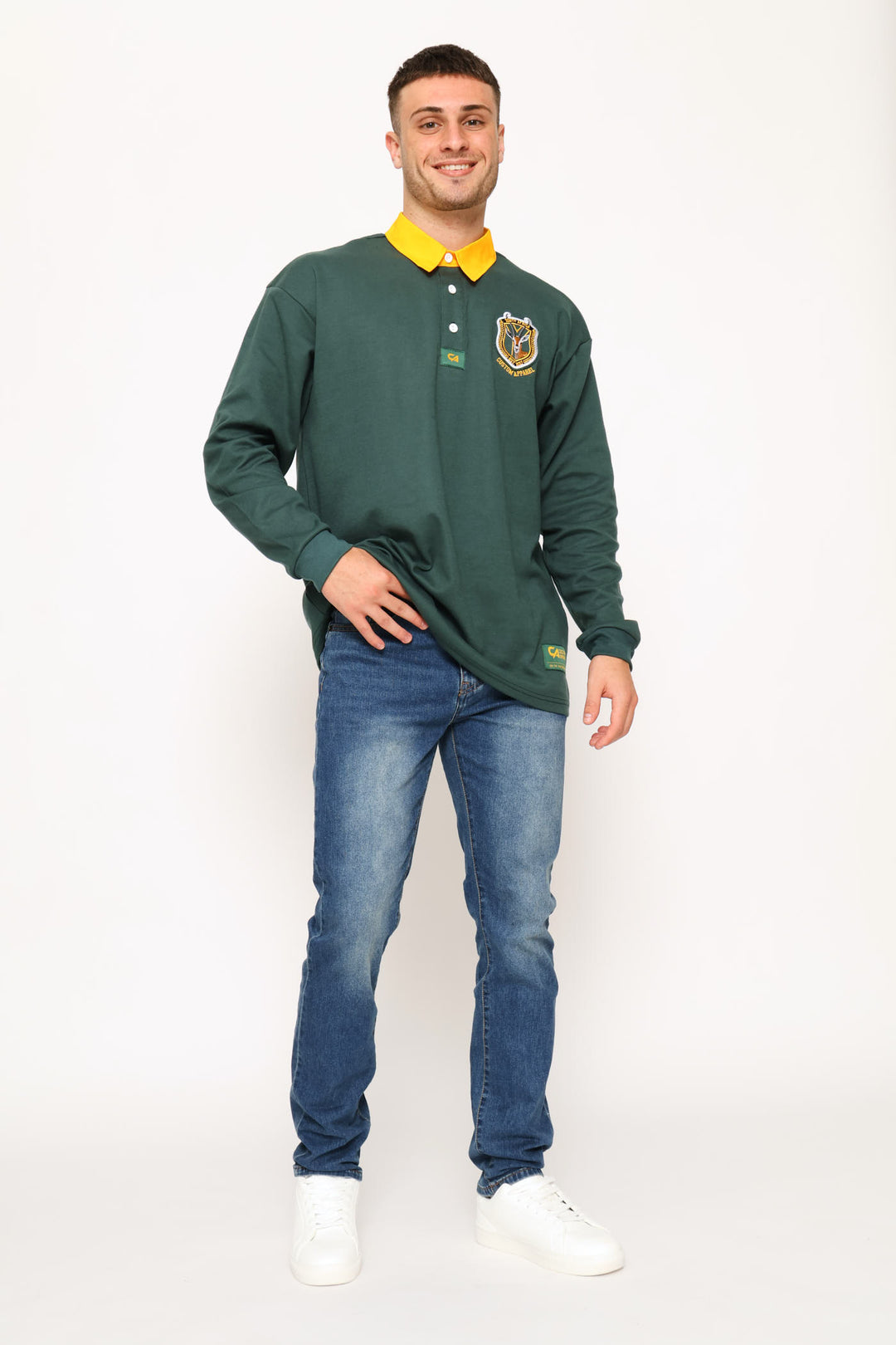 Long Sleeve Supporters Golfer - Forest Green