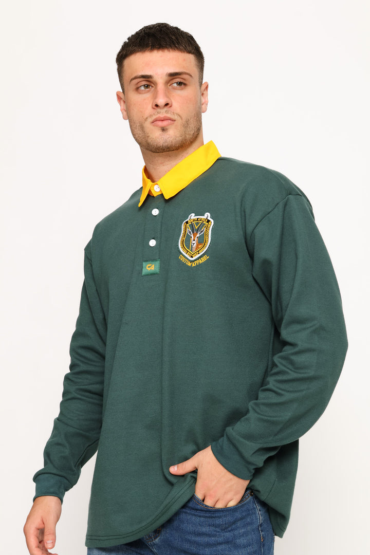 Long Sleeve Supporters Golfer - Forest Green
