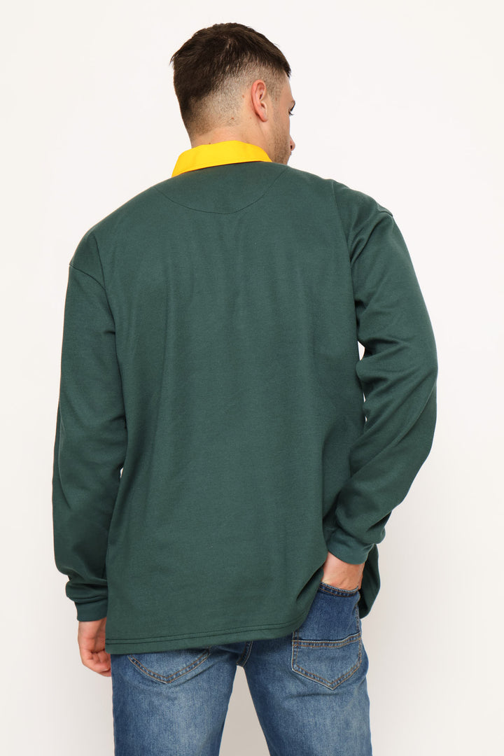 Long Sleeve Supporters Golfer - Forest Green