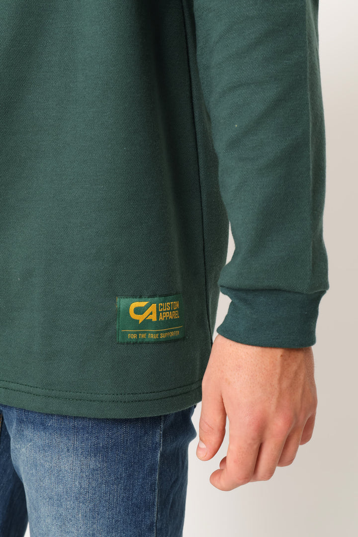 Long Sleeve Supporters Golfer - Forest Green