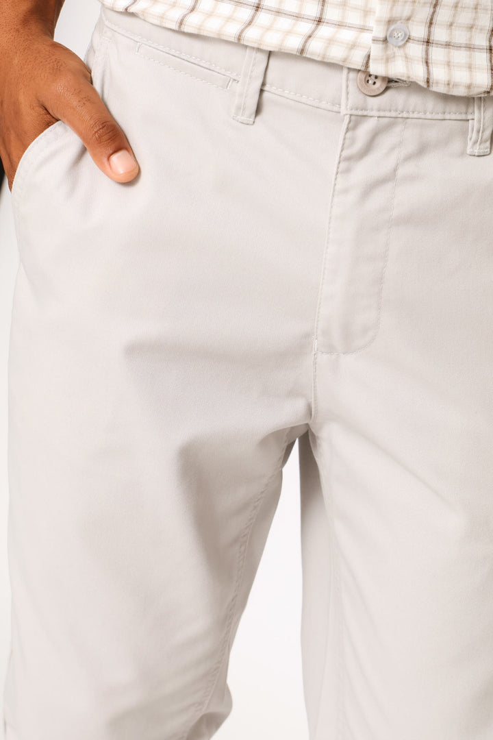 Chino Trousers - Light Grey