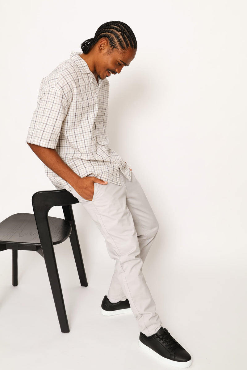 Chino Trousers - Light Grey