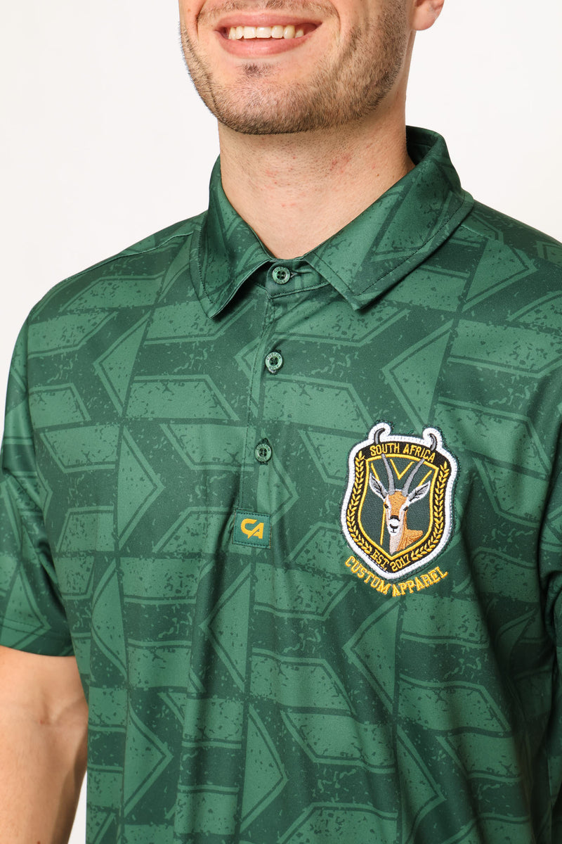 Flags Supporter Golfer - Forest Green