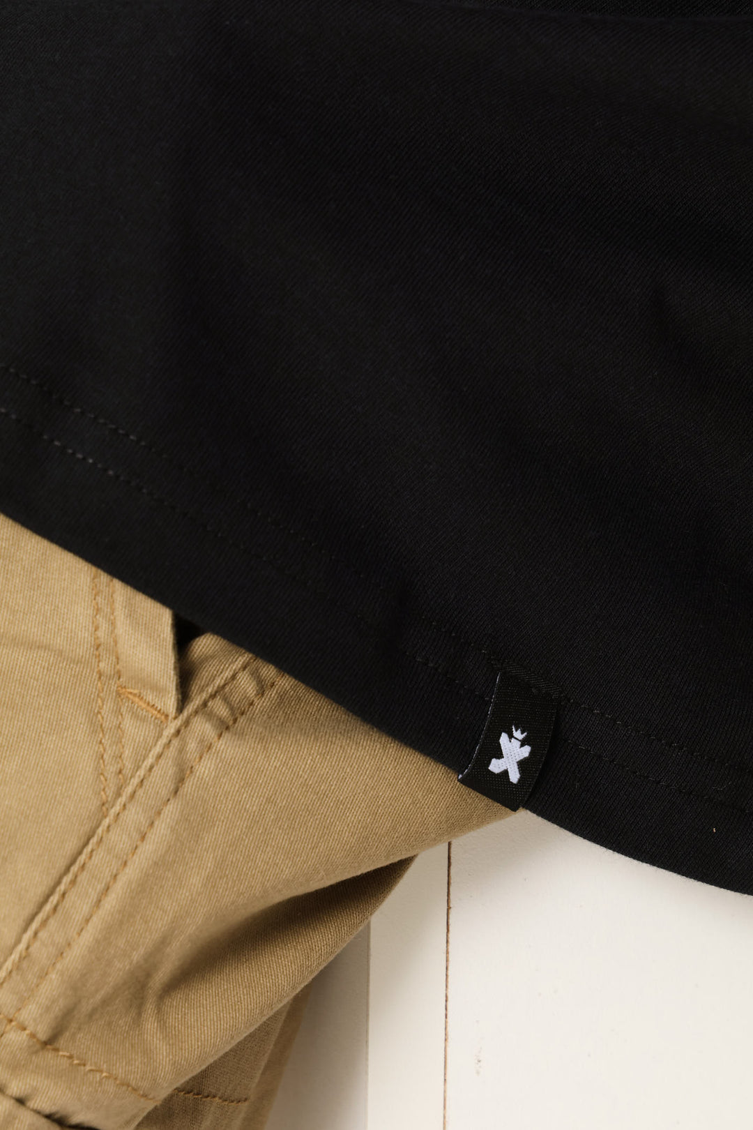 Boxy Cropped Tee - Black