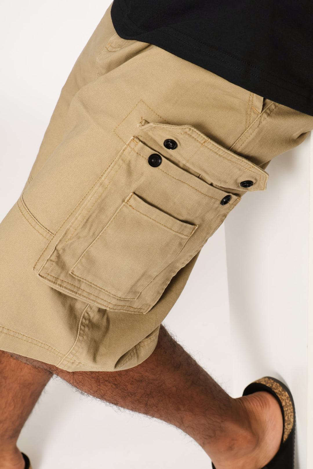 Utility Cargo Shorts - Dark Stone