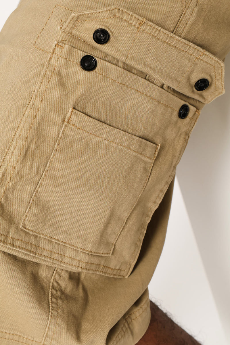 Utility Cargo Shorts - Dark Stone