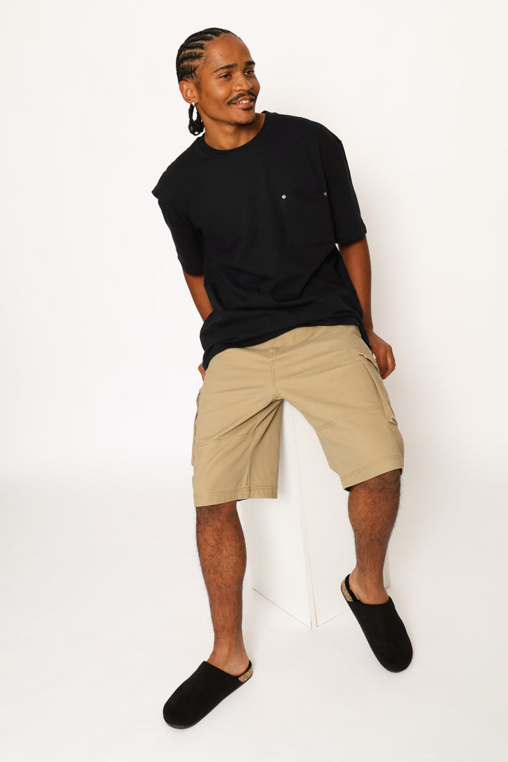 Utility Cargo Shorts - Dark Stone