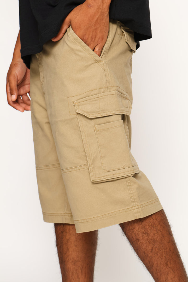 Utility Cargo Shorts - Dark Stone