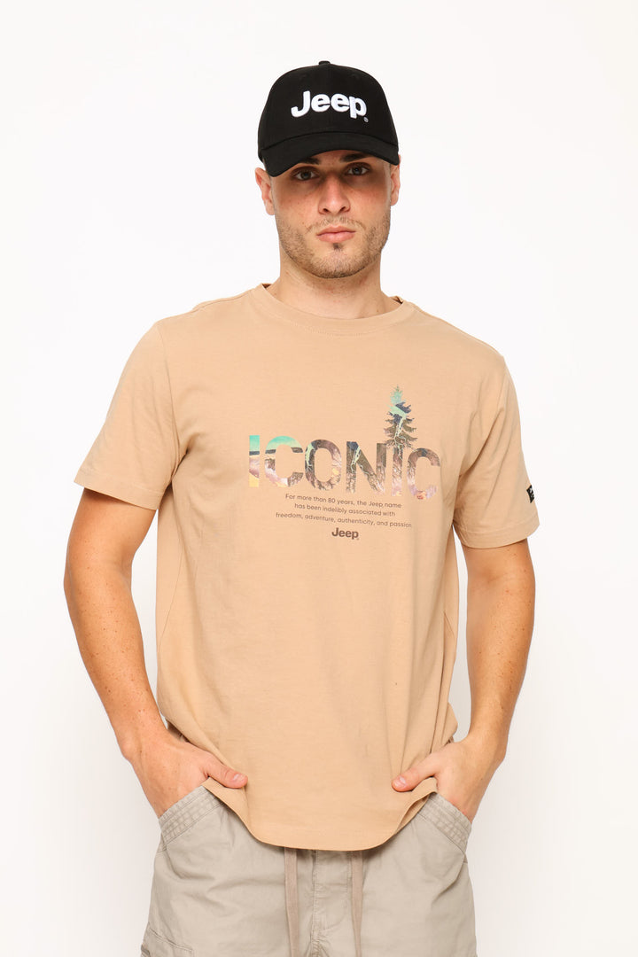 Iconic Tee - Stone