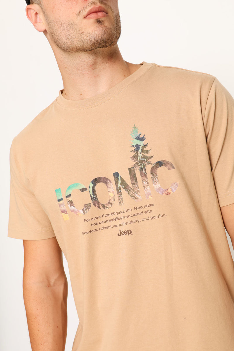 Iconic Tee - Stone