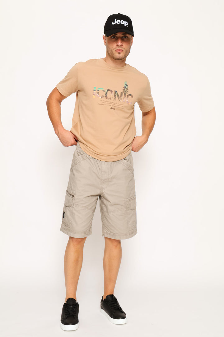 Ace 26Cm Cargo Shorts - Taupe