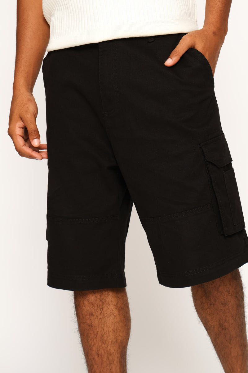 Utility Cargo Short - Black