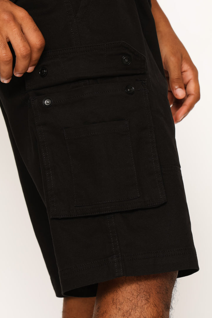 Utility Cargo Short - Black