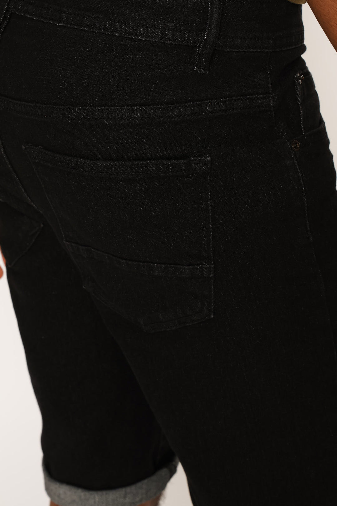 Denim Short - Black
