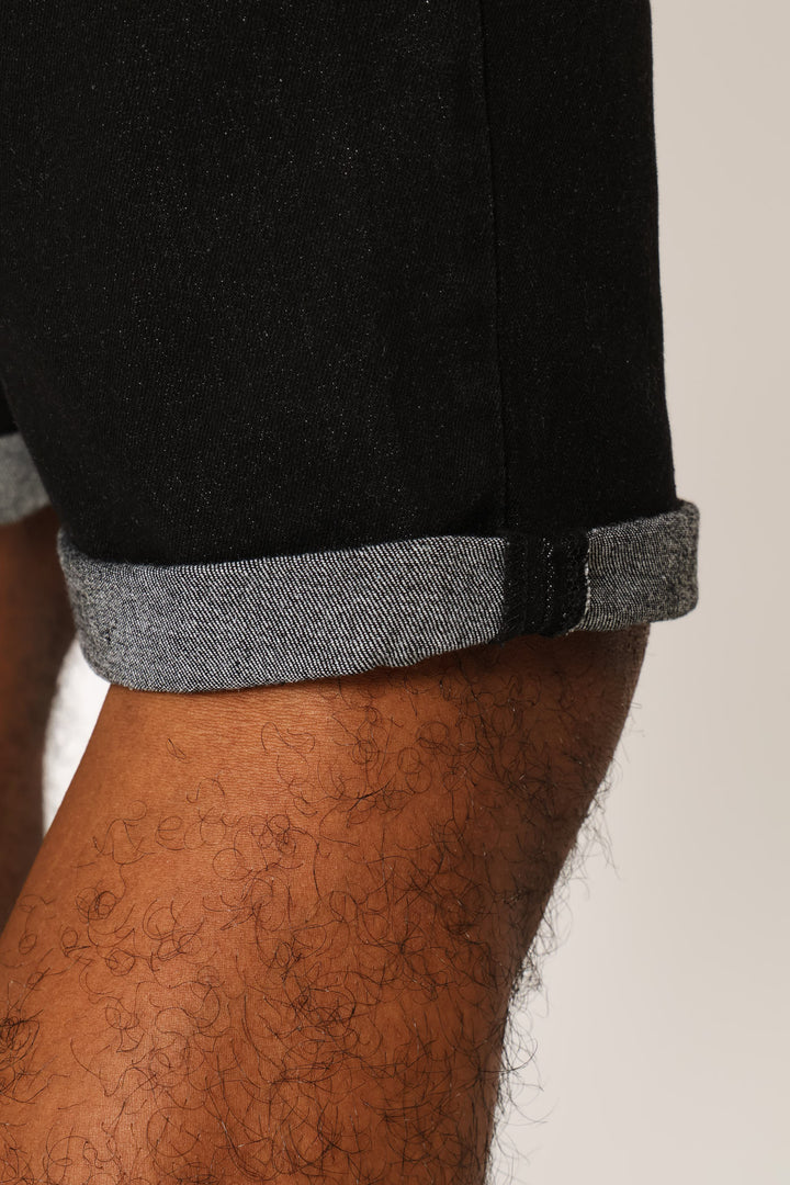Denim Short - Black