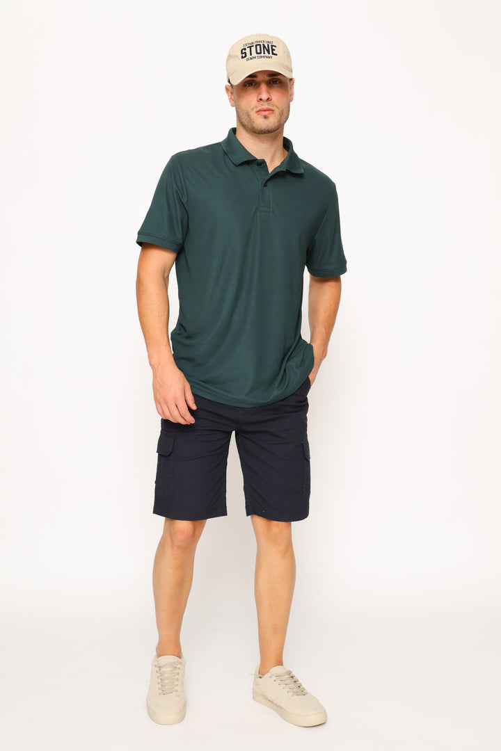 Rip Stop Cargo Shorts - Navy