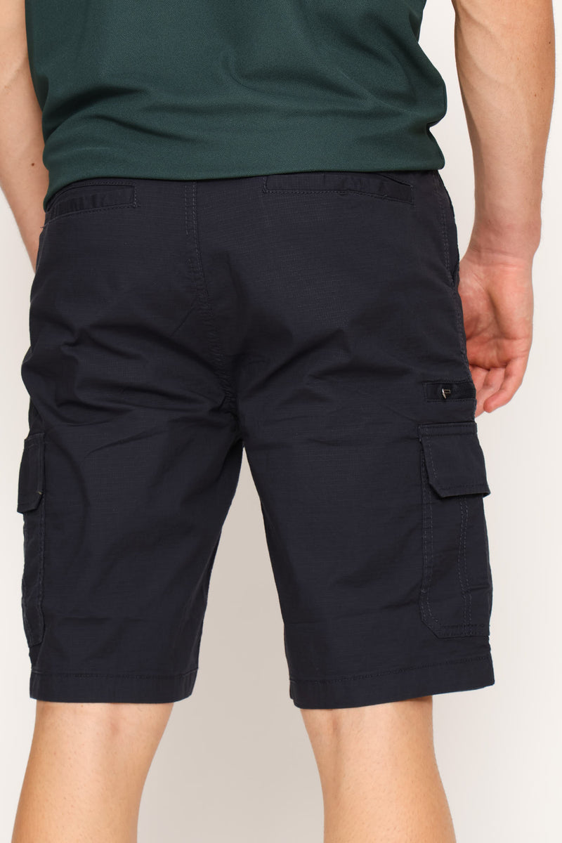 Rip Stop Cargo Shorts - Navy