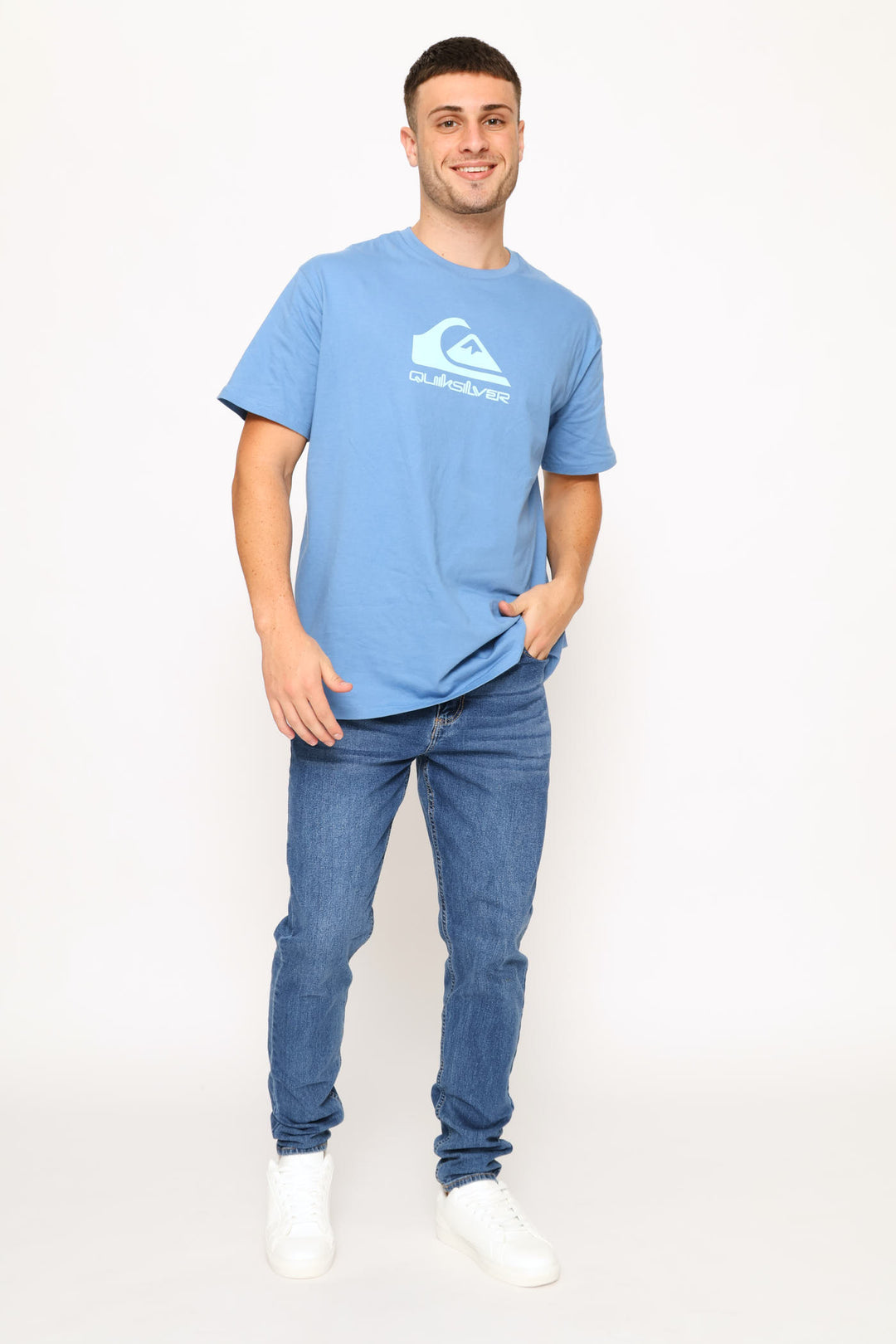 Corp Logo Tee - Blue