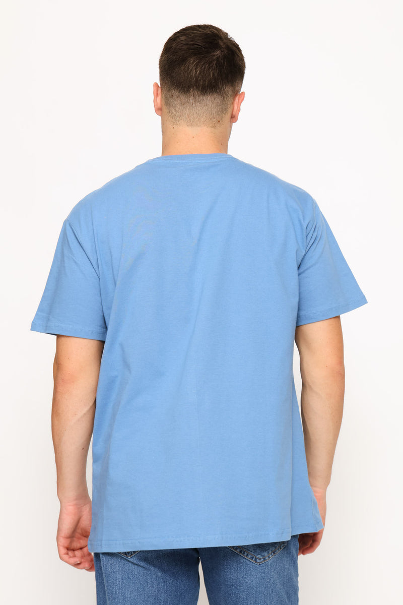 Corp Logo Tee - Blue