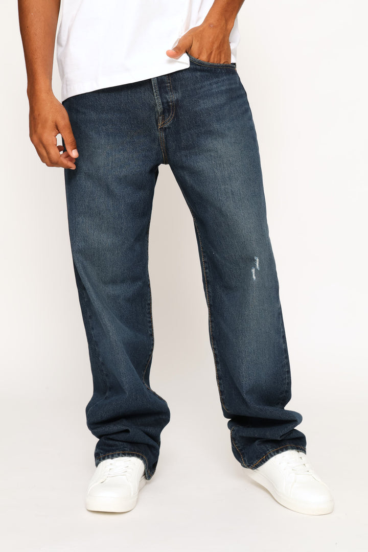 Santa Monico 501 Straight Loose Denim - Indigo