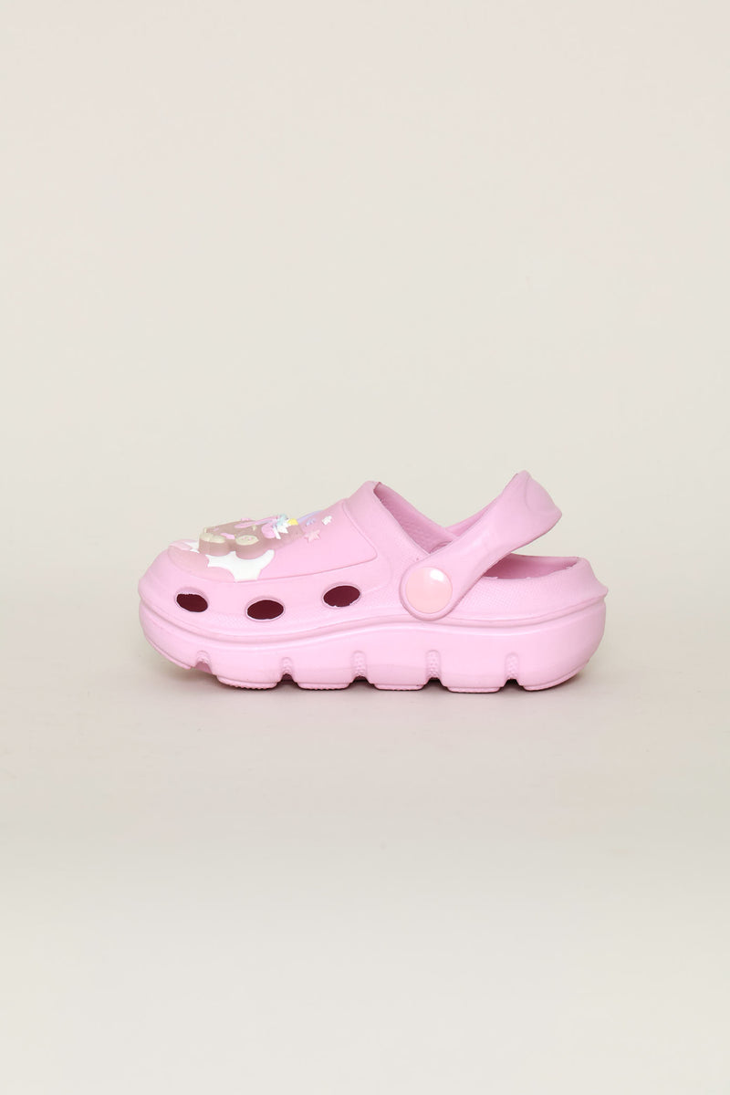 Pre-Girls Unicorn Light-Up Clog - Pink