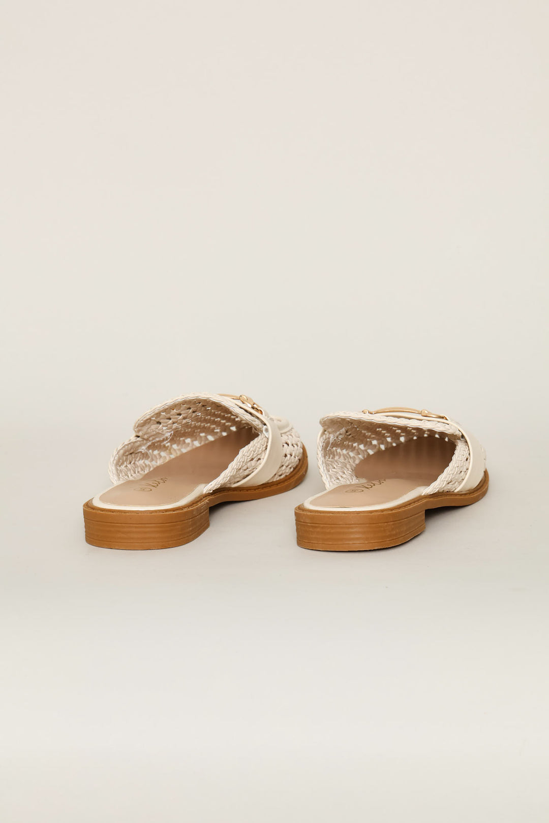 Open Weave Mule - Off White