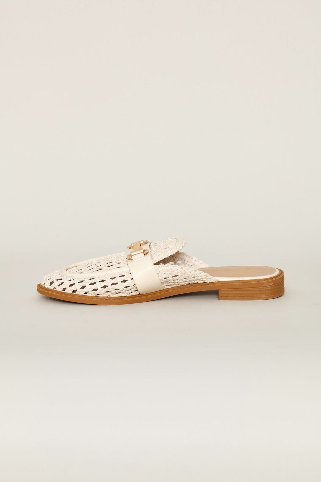 Open Weave Mule - Off White