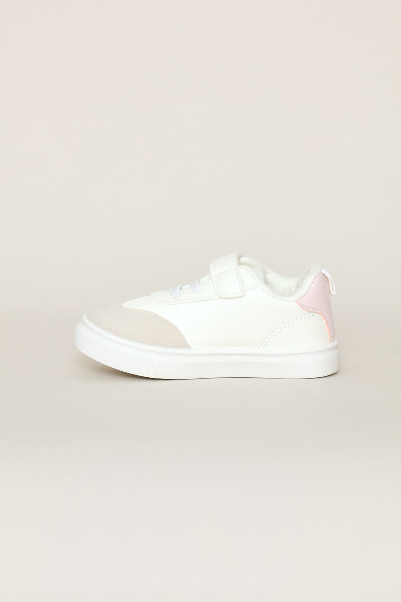 Baby Girls Cherry Sneaker - Light Pink/White