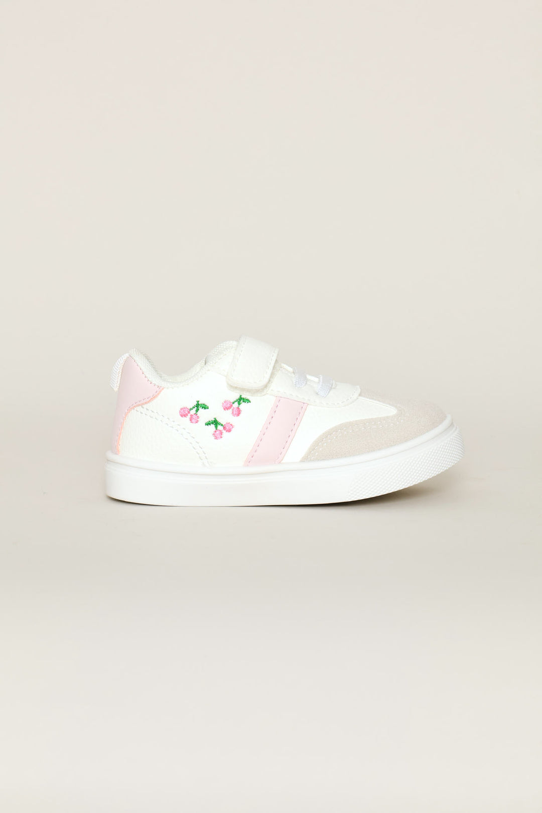 Baby Girls Cherry Sneaker - Light Pink/White