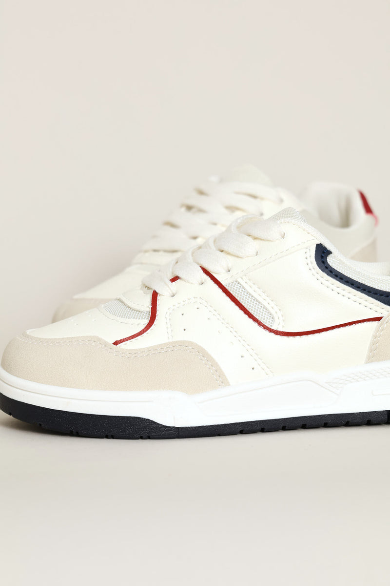 Boys Colour Block Court Sneaker - Multi
